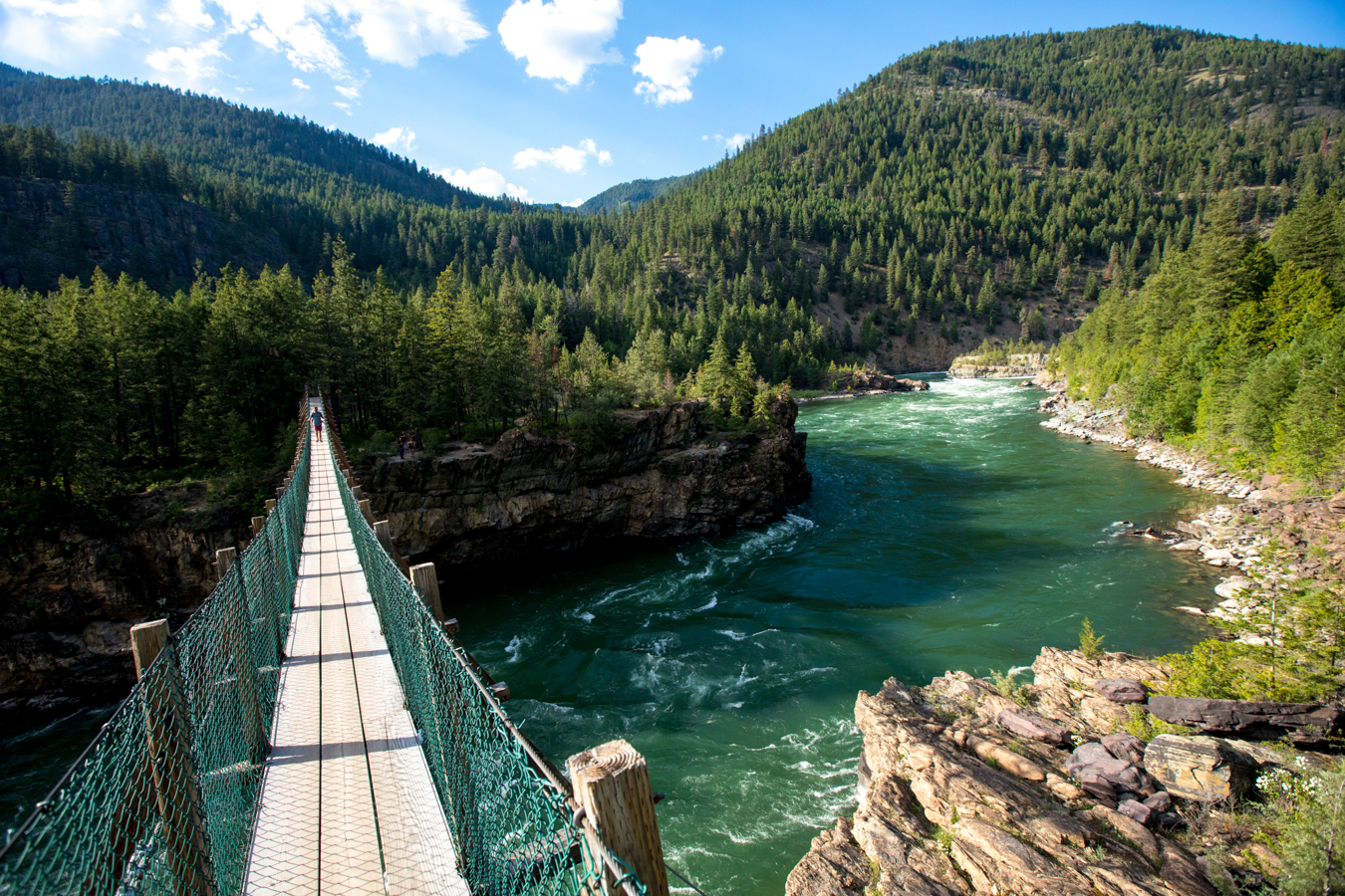 Kootenai River Swinging Bridge
